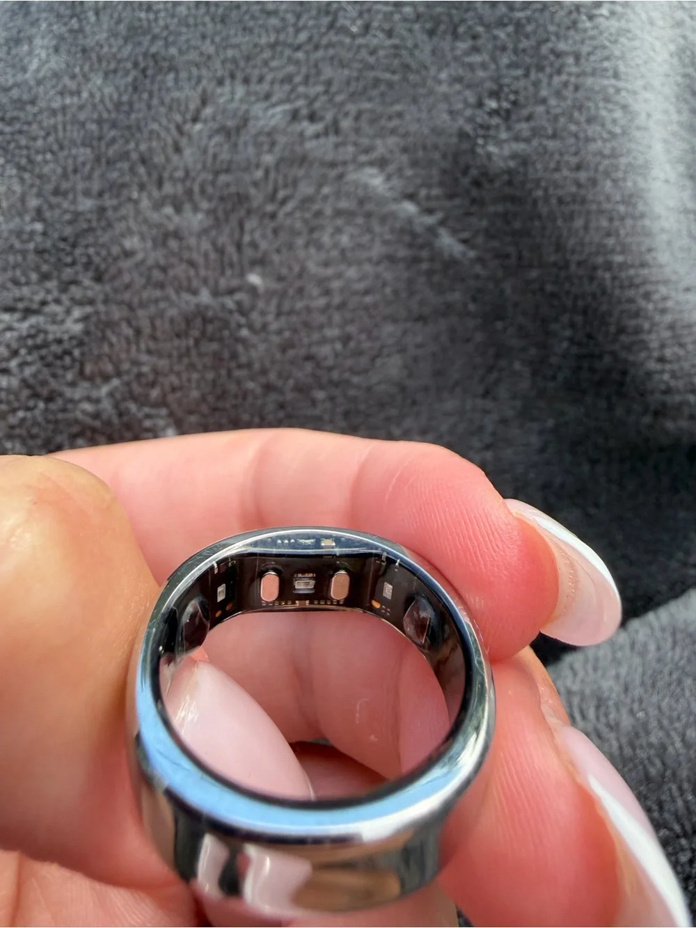 Silver RingConn Gen 2 Air with Activity & Sleep Tracking